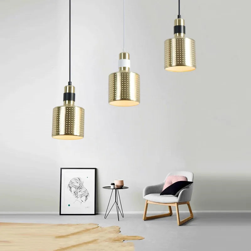 suspension nordique en métal design pour intérieur moderne - vue 6 sur 10