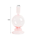 Nordic Glass candle holders, romantic Dinner home decoration, candlestick for birthday wedding, candle holder portavelas decor