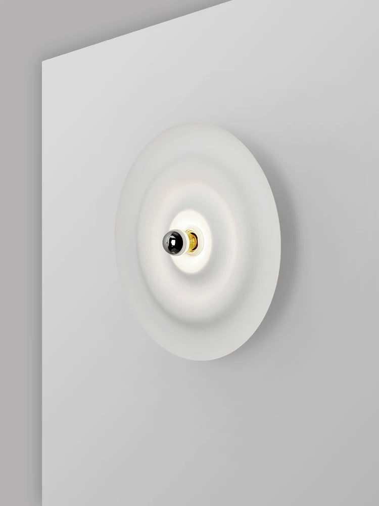 applique moderne simple led décoration intérieure vague ronde - vue 3 sur 7