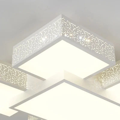 lustre moderne à led pour éclairage intérieur élégant - vue 5 sur 6