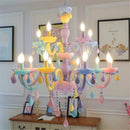 lustre suspendu en cristal pour décoration moderne et festive