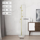 Stainless Steel Simple Modern Coat Rack, Nordic Light Luxury Hanger, Floor-Standing Bedroom Marble Hanger