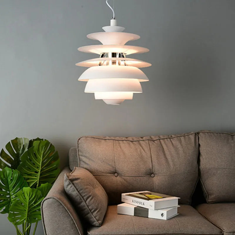 Lustre led boule de neige style danemark moderne