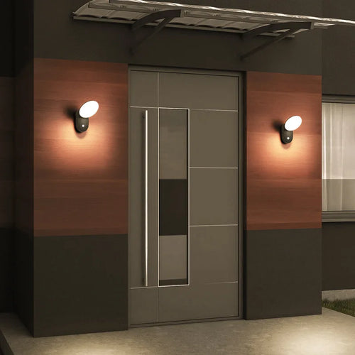 Lumière extérieure Induction décorative étanche applique murale lampe balcon terrasse porte d'entrée porche décoration jardin éclairage mural - vue 5 sur 6