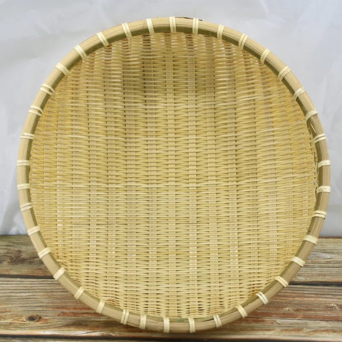Natural Eco-Friendly Handmade Bamboo Basket, Rattan Storage Basket, Fruit, Vegetables, Bread, Home Organizer - vue 9 sur 8