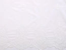 Voilage tulle brodé fleurs bord festonné style européen