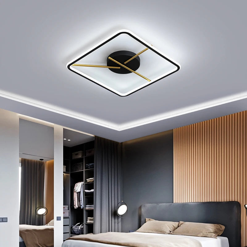 plafonnier moderne télécommandé pour intérieur villa restaurant hôtel - vue 4 sur 12