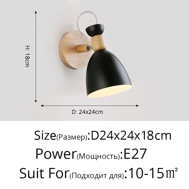 Led wall light for minimalist european interior decor - vue 18 sur 22