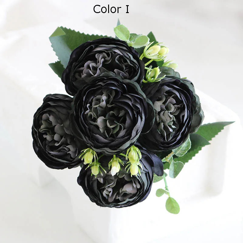 bouquet de fleurs artificielles pour décoration de jardin et mariage - vue 17 sur 18