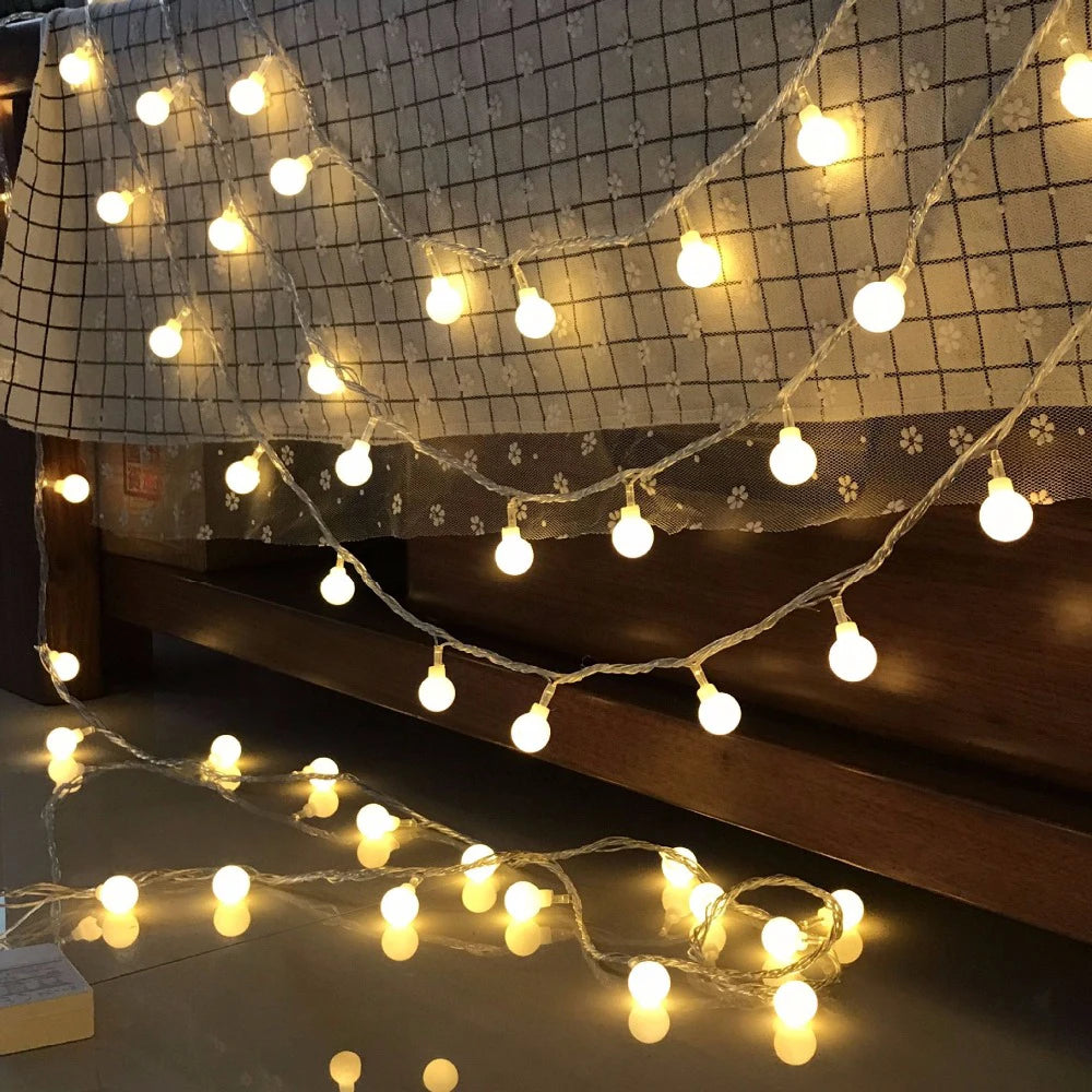 guirlande lumineuse à led pour décorations de Noël et mariage - vue 2 sur 9