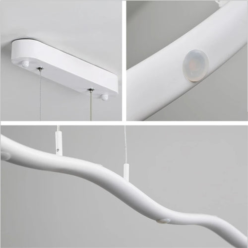 suspension led design post-moderne simple courbe