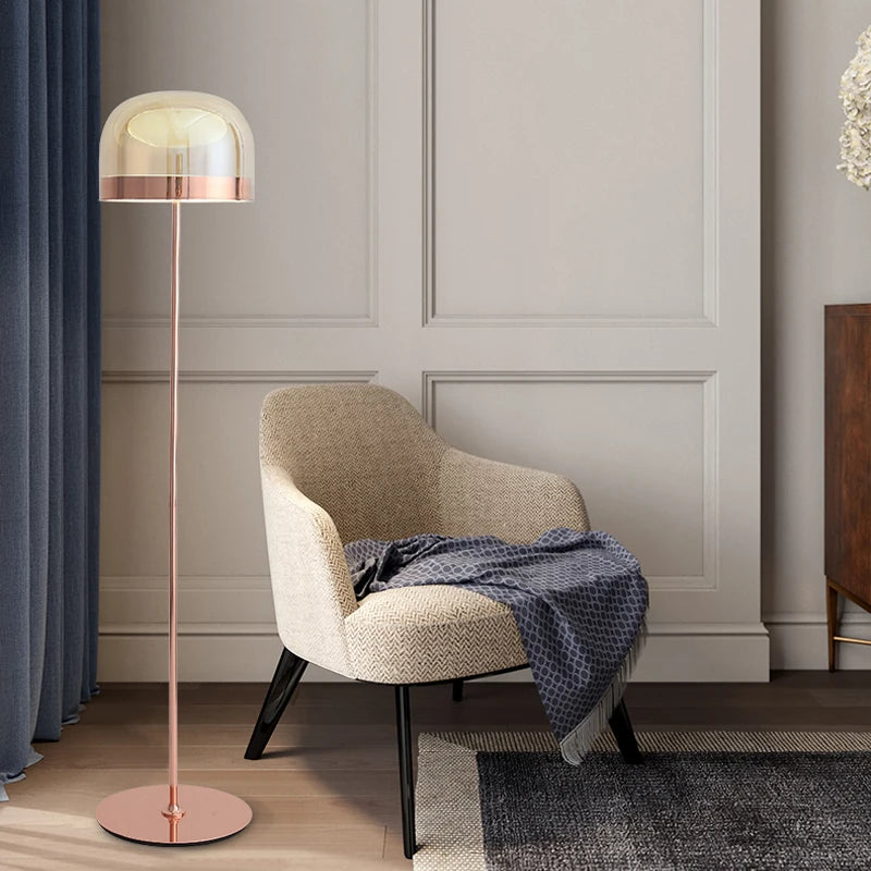 lampes de table nordiques en verre coloré pour intérieur élégant - vue 6 sur 18