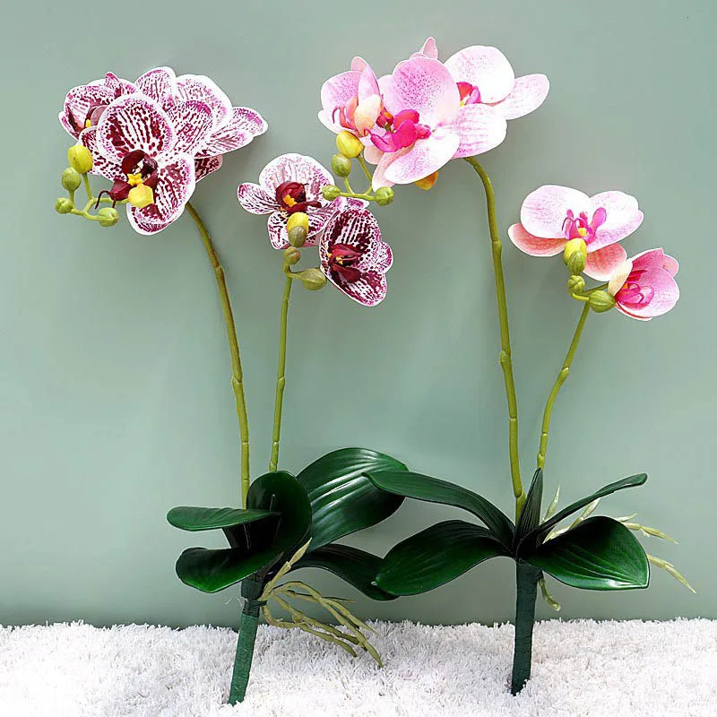 orchidée en latex luxe pour décoration mariage et événements - vue 6 sur 26