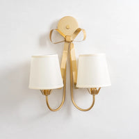 Simple modern wall light with luxury decorative bow