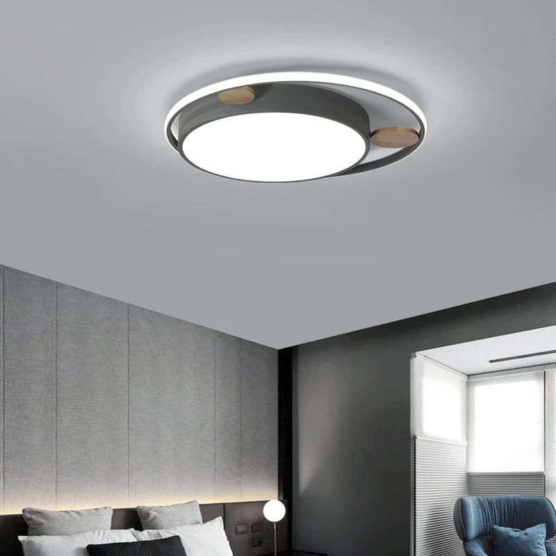 plafonnier led rond pour intérieur décoratif moderne et élégant - vue 6 sur 12