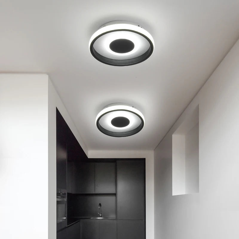 plafonnier led moderne pour intérieur nordique luminaire - vue 5 sur 12