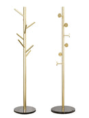 Stainless Steel Simple Modern Coat Rack, Nordic Light Luxury Hanger, Floor-Standing Bedroom Marble Hanger