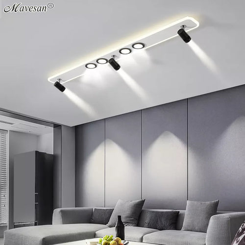 Plafonnier Acrylique LED à spots - vue 2 sur 24