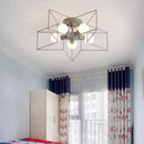Modern minimalist decorative five-pointed star ceiling light