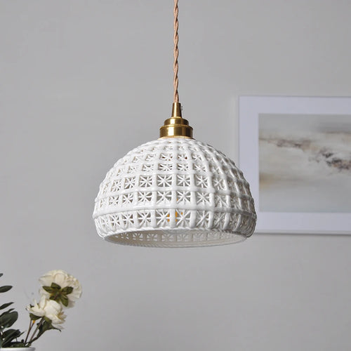 suspension modernes en céramique led pour décoration hoem