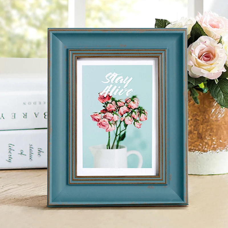 cadre photo rétro américain pour mariage et décoration à personnaliser - vue 3 sur 13