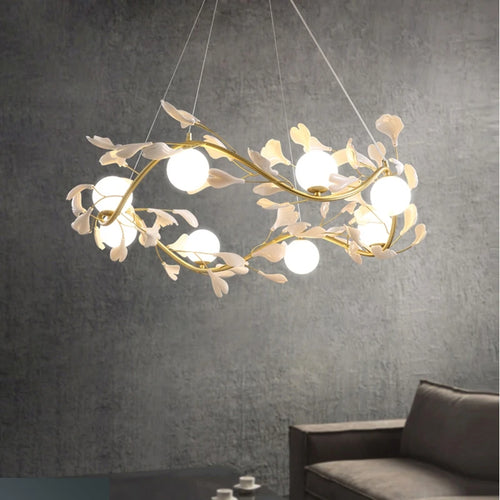 lustre nordique design pour décoration intérieure élégante et romantique