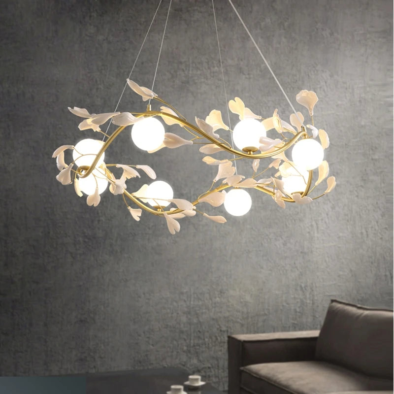 lustre nordique design pour décoration intérieure élégante et romantique - vue 4 sur 11