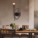 applique murale fontaine fer loft américain vintage restaurant