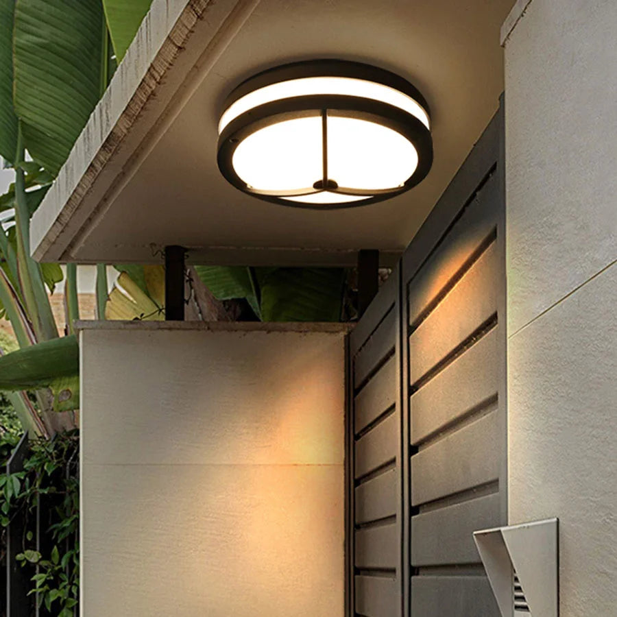 plafonnier extérieur étanche pour jardin balcon couloir et porche - vue 7 sur 10