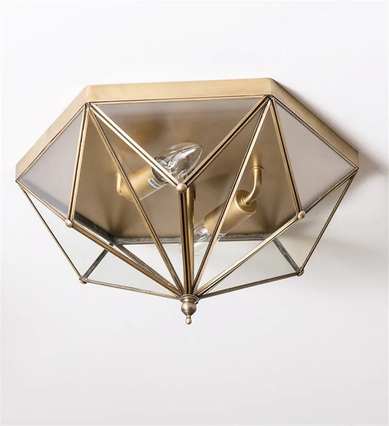 plafonnier vintage élégant pour intérieur moderne et chaleureux - vue 6 sur 6