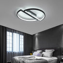 plafonnier moderne demi-cercle à leds pour décoration nordique