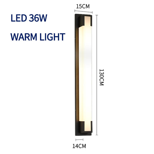 Applique extérieure LED IP65 mur extérieur porche balcon inox Garage lumière jardin terrasse cour éclairage étanche - vue 12 sur 12