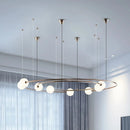 lustre post-moderne globe suspendu pour projet hôtelier winfordo