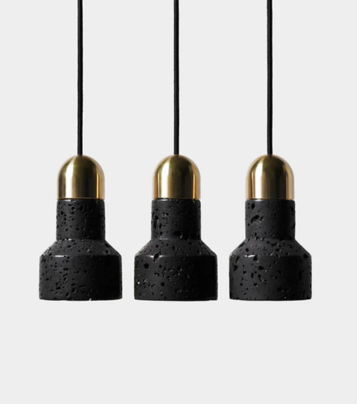 suspension en terrazzo de ciment au style industriel moderne