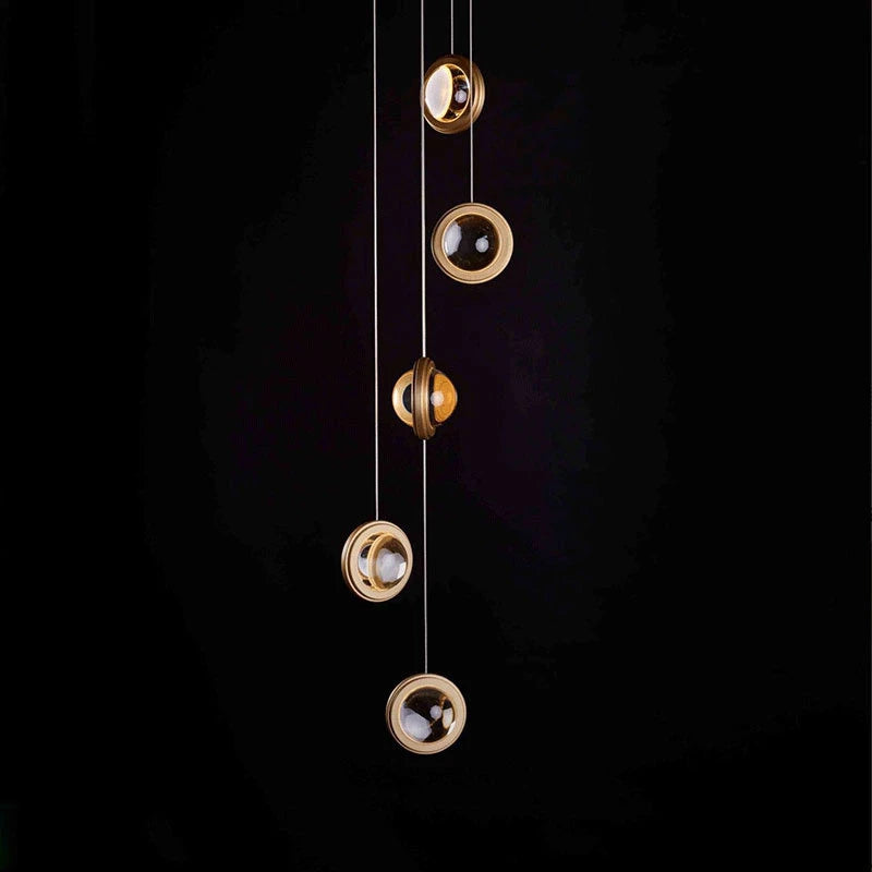 suspension en cristal moderne pour éclairage intérieur luxe - vue 7 sur 12
