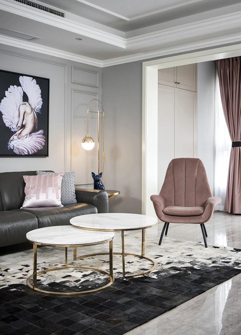 lampadaire en verre design nordique décoratif pour intérieur moderne - vue 6 sur 7