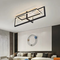 lustre moderne à led minimaliste en acrylique pour plafond