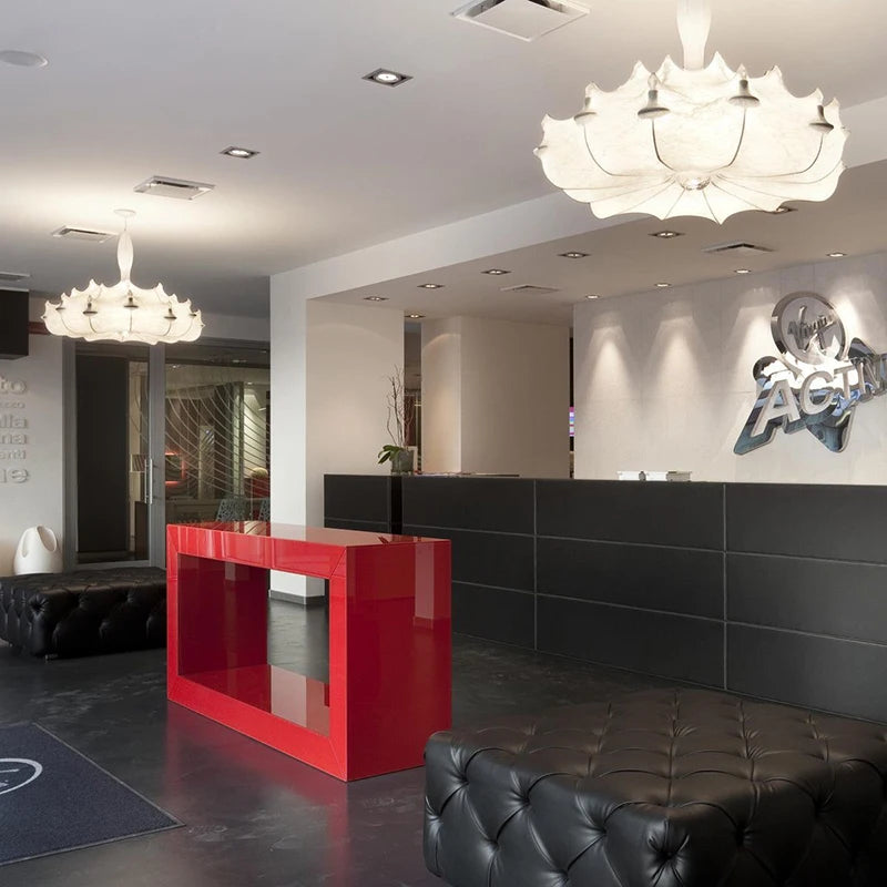 suspension nordiques en soie postmoderne pour décor maison loft - vue 6 sur 8