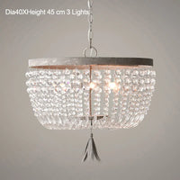 suspension vintage en cristal style industriel pour intérieur élégant