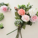 Artificial latex flower for realistic floral decoration