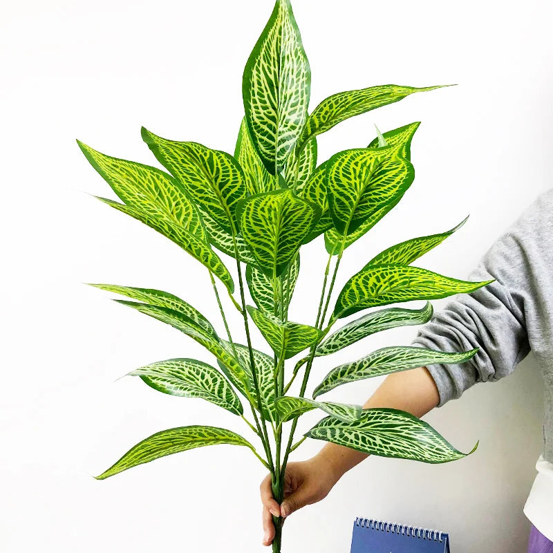 plante artificielle monstera tropicale à feuilles décoratives pour intérieur jardin - vue 13 sur 13