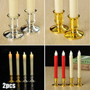 lot de 2 bougeoirs traditionnels pour mariage et dîner