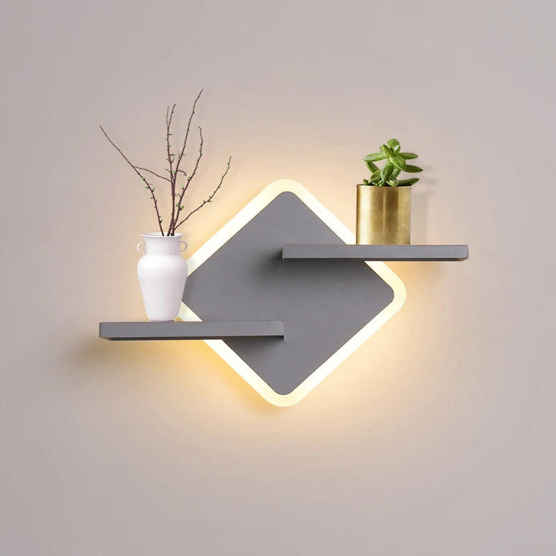 Modern minimalist decorative and versatile LED wall light - vue 4 sur 12