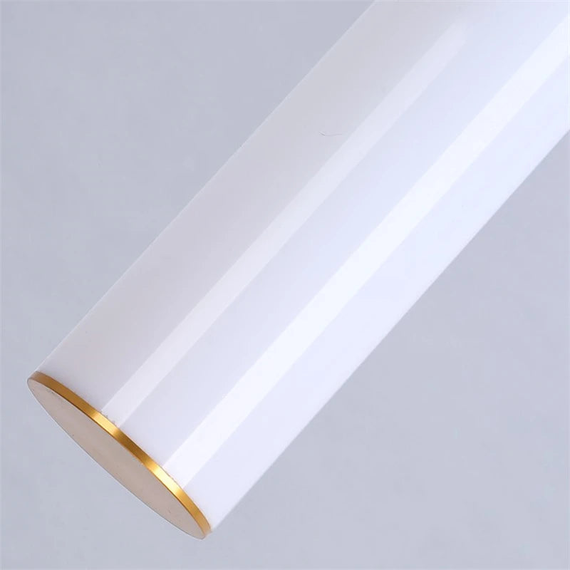 Nordic minimalist long tube acrylic LED pendant light - vue 5 sur 10
