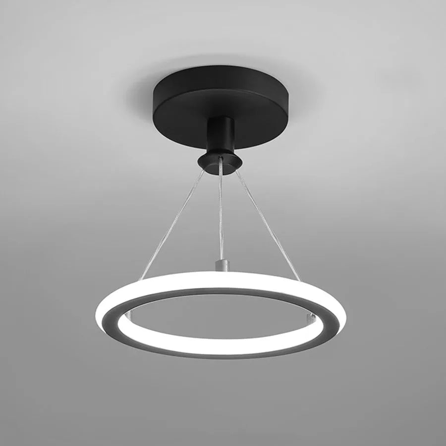 plafonnier moderne à leds design rond pour intérieur élégant - vue 6 sur 8