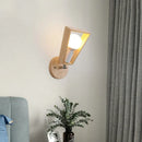 applique murale nordique en bois avec support réglable