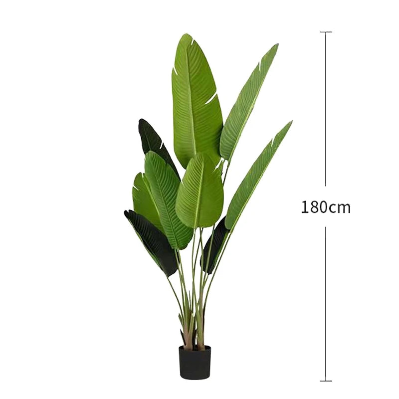plantes tropicales arbre artificiel en pot décoration intérieure et extérieure - vue 3 sur 8