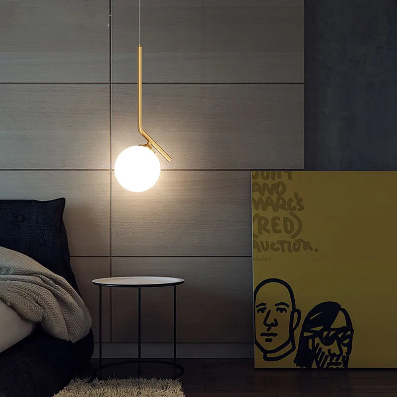 suspension moderne à bulles design créatif en verre pour décoration élégante - vue 6 sur 8