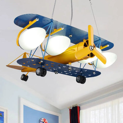suspension à led en forme d avion pour enfant 2023 - vue 2 sur 8