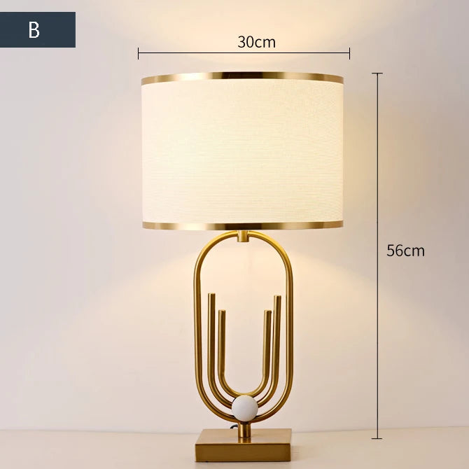 Postmodern Nordic minimalist luxury table lamp - vue 12 sur 12